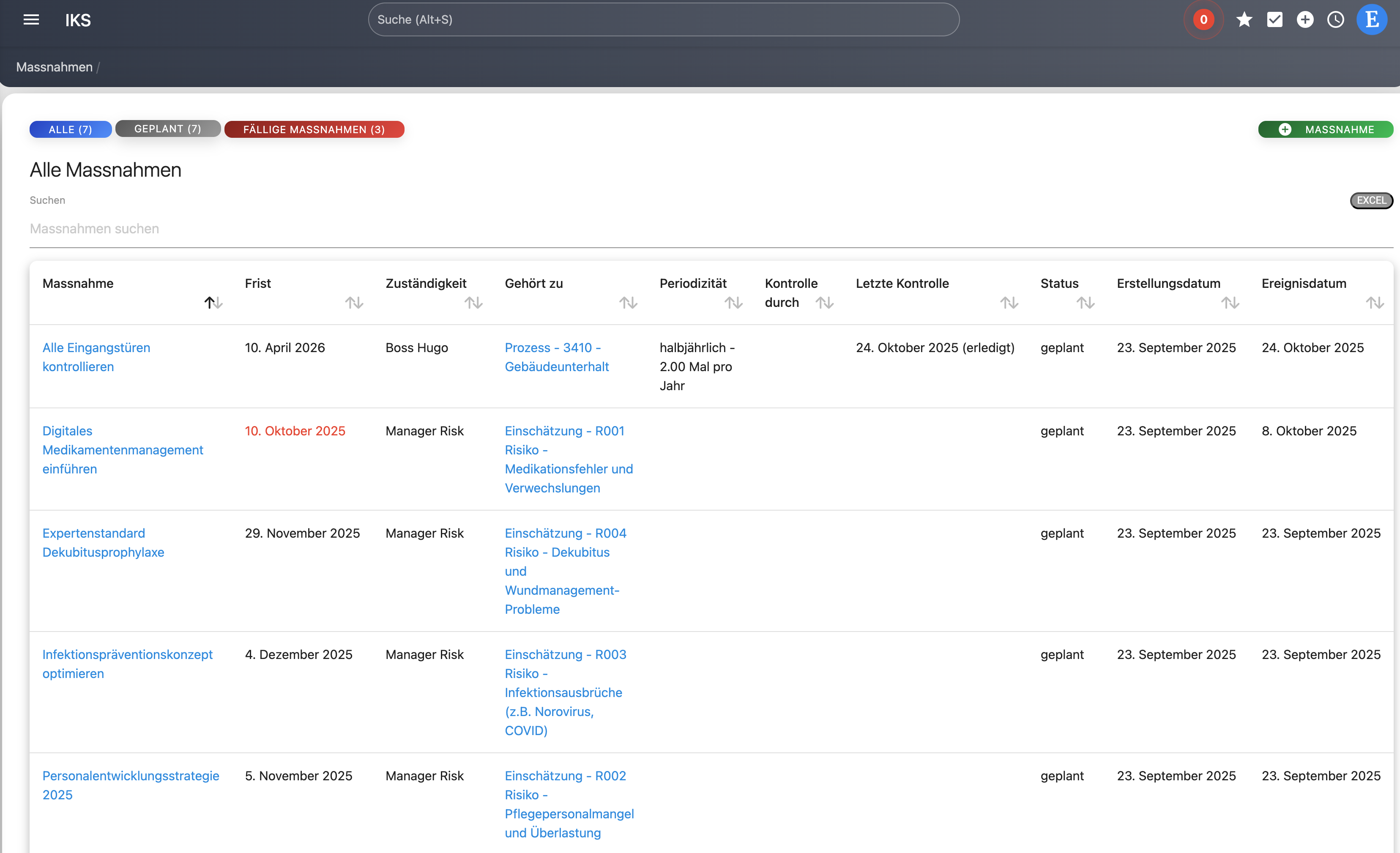 Strukturierte Zielverwaltung
