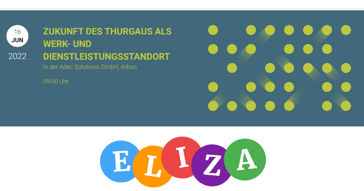 ELIZA am Thurgauer Technologietag 2022