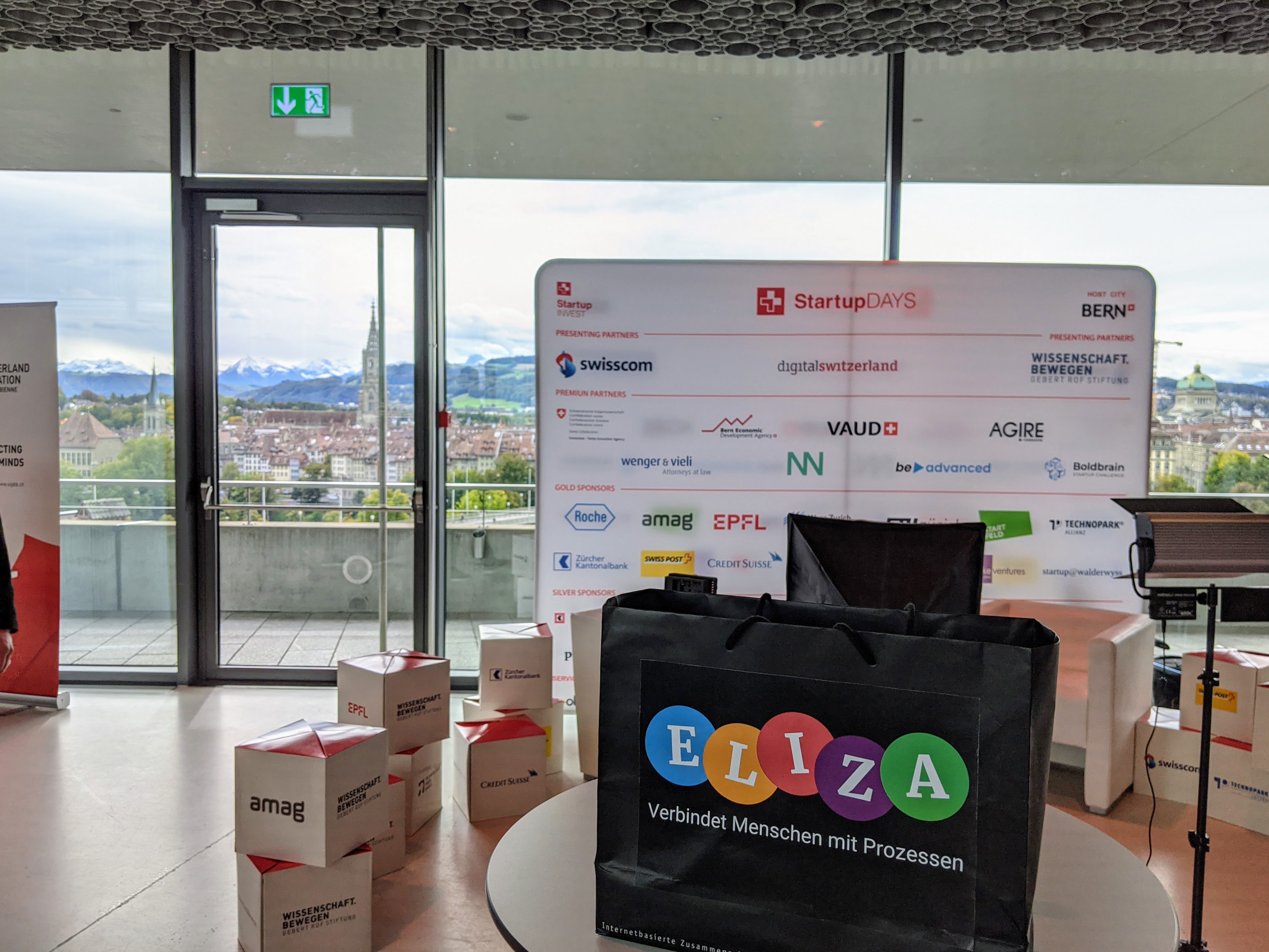 ELIZA an den Swiss Startup DAYS 2020 in Bern